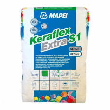 Цементний еластичний клей Mapei Keraflex Extra S1 White 23 кг (094081023W)