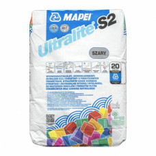 Цементний еластичний клей Mapei Ultralite S2 Grey 15 кг (C2ES2UG15)