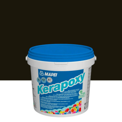 Епоксидний шовний заповнювач (фуга) MAPEI KERAPOXY №120, чорний, 2 кг (4511202)