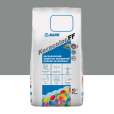 Цементный раствор для заполнения швов шириной до 6 мм. Mapei Keracolor FF ALU 112 Серый 5 кг (5051125)