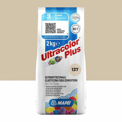 Цементная затирка MAPEI Ultracolor Plus 137 (карибский) 5 кг (6013705A)