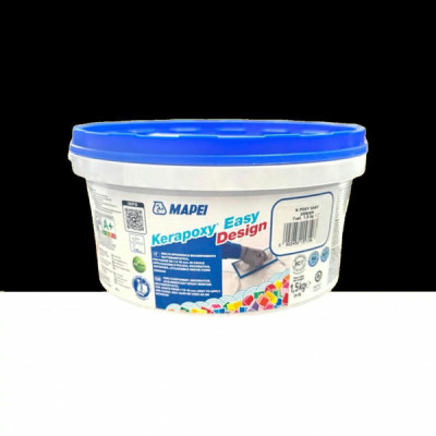 Епоксидний шовний заповнювач (фуга) MAPEI KERAPOXY EASY DESIGN №120, чорний,1,5 кг (5KB012015)