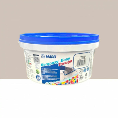 Епоксидний шовний заповнювач (фуга) MAPEI KERAPOXY EASY DESIGN №123, античний білий, 1,5 кг (5KB012315)