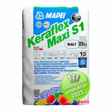 Цементний еластичний клей Mapei Keraflex Maxi S1 White 23 кг (094081123W)