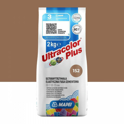 Цементная затирка MAPEI Ultracolor Plus 152 (лакрица) 2 кг (6015202A)