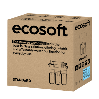 Фільтр зворотного осмосу Ecosoft Standard PRO з мінералізацією та помпою (MO550MPECOSTD)