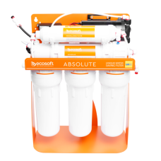 Фільтр зворотного осмосу Ecosoft Absolute з мінералізатором з помпою на станині (MO675MPSECO)