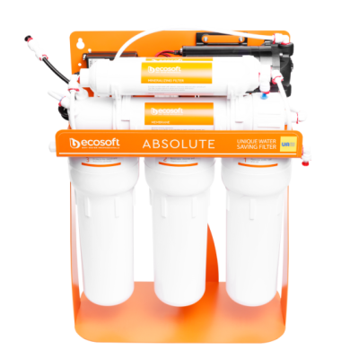 Фільтр зворотного осмосу Ecosoft Absolute з мінералізатором з помпою на станині (MO675MPSECO)