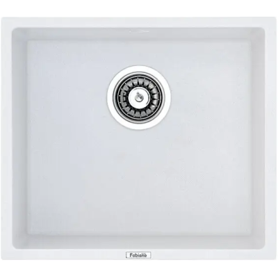 Гранитная мойка Quadro 45x40 Alpine White