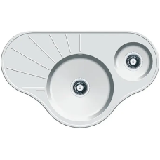 Гранитная мойка Arc 94x58x15 Alpine White