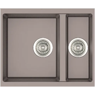 Гранитная мойка Quadro 56x46x15 Beton