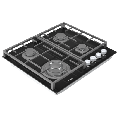 Варильна поверхня газова FHG 8244 VGHT Black Glass