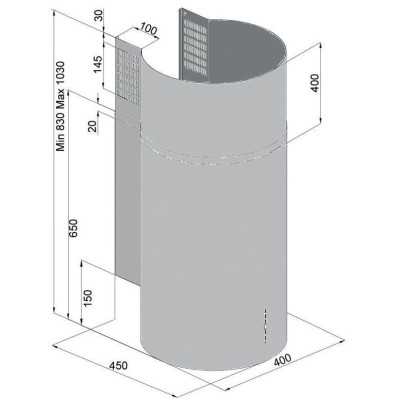 Вытяжка Cylindra 40 Inox Вытяжка Cylindra 40 Inox