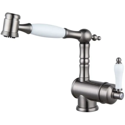 Кухонный смеситель FKM 67P SS Inox Antique