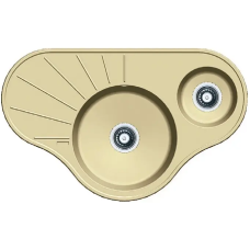 Гранитная мойка Arc 94x58x15 Cream