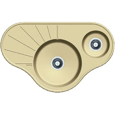 Гранитная мойка Arc 94x58x15 Cream