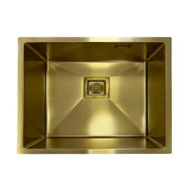 Нерж. мойка Quadro 53 Celldecor Nano Gold