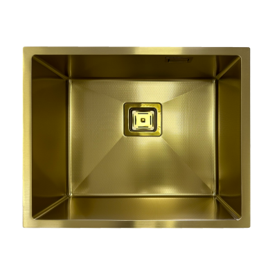 Нерж. мойка Quadro 53 Celldecor Nano Gold