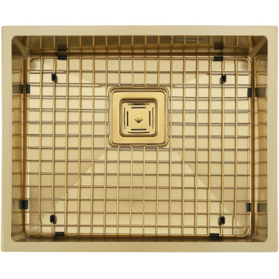 Нерж. мойка Quadro 53 Celldecor Nano Gold