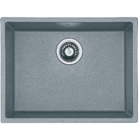 Гранитная мойка Quadro 61x46 Titanium