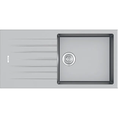 Гранитная мойка Classic 100x50 Grey Metallic