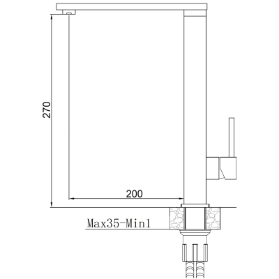 Кухонный смеситель FKM 57 Inox