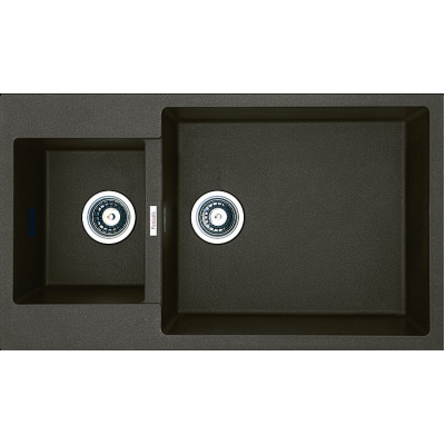 Гранитная мойка Quadro 86x50x15 Espresso