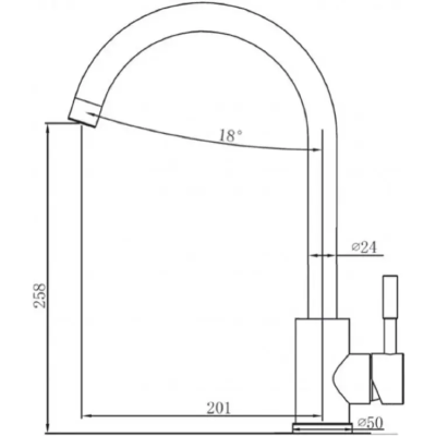 Кухонный смеситель SKF 850 ST Antracit Кухонный смеситель SKF 850 ST Antracit