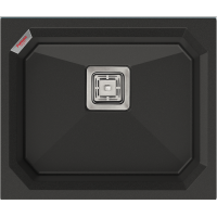Гранітна мийка Crystal 53x46 Antracit