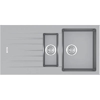 Гранітна мийка Classic 100x50x15 Grey Metallic