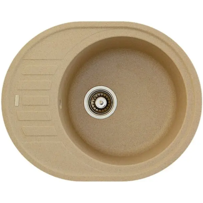 Гранитная мойка Arc 62x50 Beige