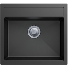 Гранитная мойка Quadro 56x51 Antracit