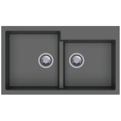 Гранитная мойка Navio 86x50x2 Beton