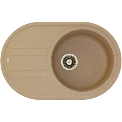 Гранитная мойка Arc 77x50 Beige