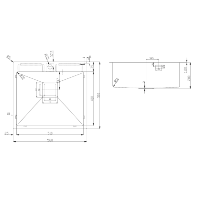 Нерж. мийка TOP 56 Celldecor Nano Graphite Нерж. мийка TOP 56 Celldecor Nano Graphite
