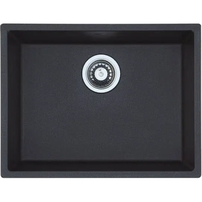 Гранитная мойка Quadro 53x46 Antracit