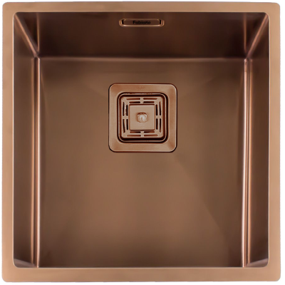Нерж. мойка Quadro 44 R10 Nano Copper