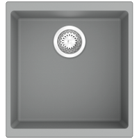 Гранитная мойка Navio 43x46 Grey Metallic