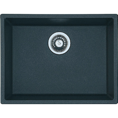 Гранитная мойка Quadro 61x46 Antracit