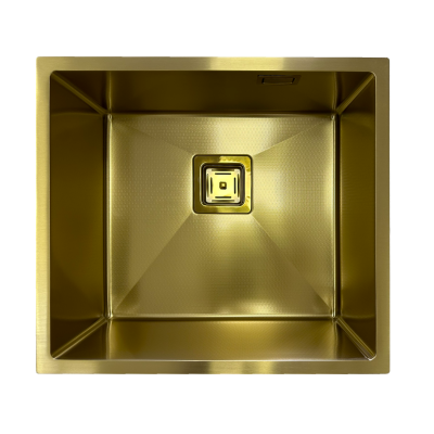 Нерж. мойка Quadro 49 Celldecor Nano Gold