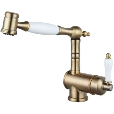 Кухонный смеситель FKM 67P SS Brass Antique