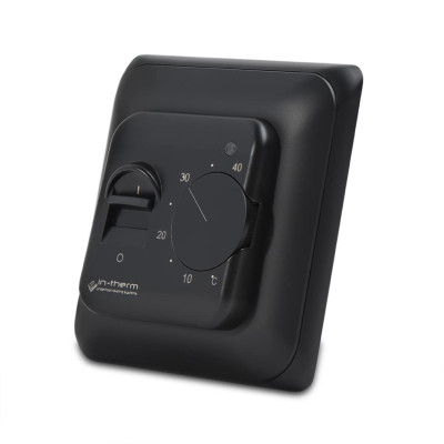 Терморегулятор In-Therm RTC 70 BLACK MATTE Терморегулятор In-Therm RTC 70 BLACK MATTE