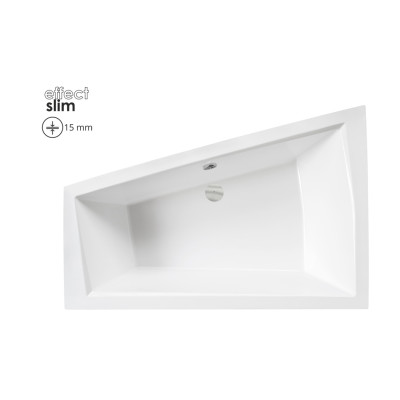 Ванная акриловая INTIMA DUO SLIM 180х125 Права (соло), без ног