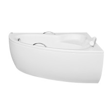 Ванна акриловая NATALIA Premium 150х100 правая (подголовник + ручки) без ног и строения