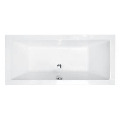 Ванна акрилова QUADRO SLIM 155х70 без ніг, БЕЗ отворів під ручки, без ручок