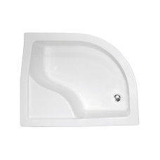 Піддон півкруглий MAXI 120x85х24/38,5 L лівий + ноги
