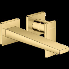 Змішувач Metropol для умивальника зі стіни 225 мм Polished Gold Optic (32526990)