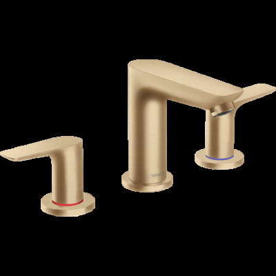 Змішувач Talis E для умивальника на 3 отвори Brushed Bronze (71733140)