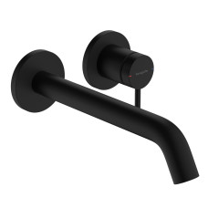Змішувач Tecturis S 225 для умивальника зі стіни, Matt Black (73351670)