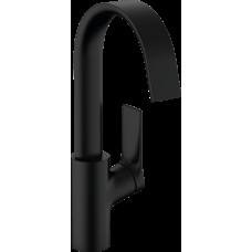 Змішувач Vivenis 210 для умивальника з поворотним носиком Matt Black (75032670)